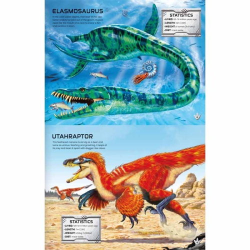 Usborne Build Your Own Dinosaurs and T-rex Sticker Book